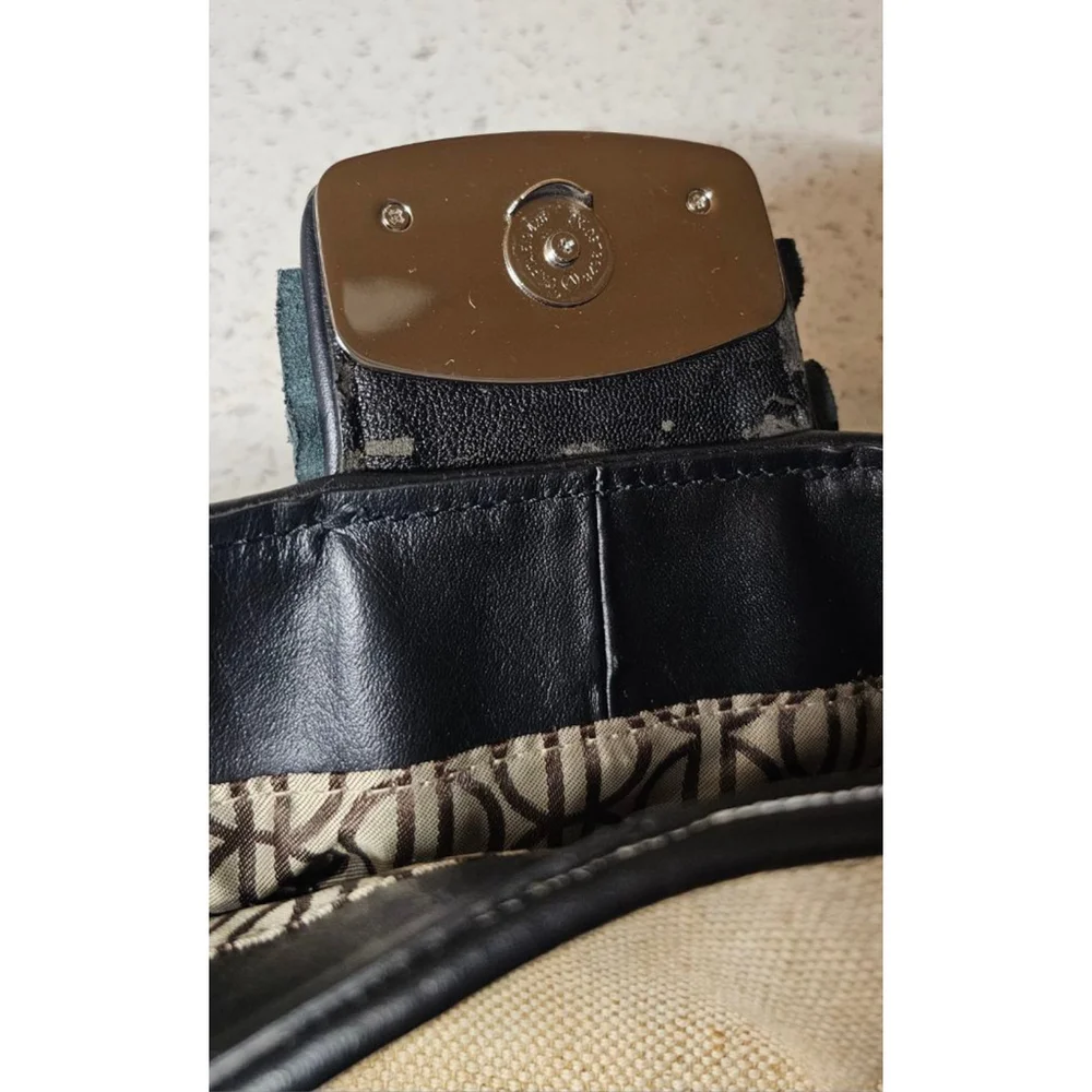 EUC Bill Blass Natural Fiber Canvas Shoulder/Clutch